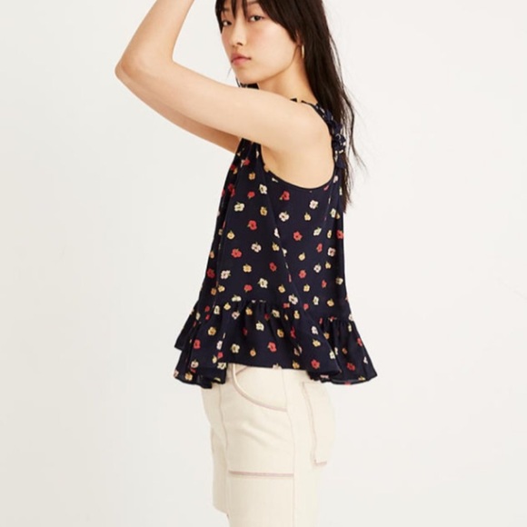 Madewell Silk Cami Ruffle Straps - Picture 3 of 3
